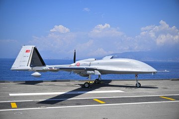 Bayraktar TB3, the first armed unmanned aerial vehicle (Source: Getty Images)