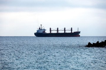 A ship is in the Black Sea off the coast of Odesa, Ukraine, on November 27, 2024. (Source: Getty Images)