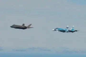 Italian F-35s Scramble for First-Ever Baltic Intercept, Confront Russian Jets Near NATO Airspace