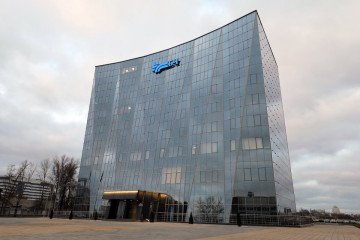 The Belarusian Railway Transportation Management Center in Minsk. ( The Belarusian Railway Transportation Management Center in Minsk. (