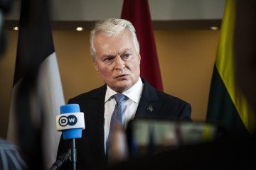 Lithuanian President Gitanas Nausėda. (Source: Getty Images)