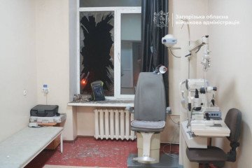 A damaged examination room at the Zaporizhzhia Regional Children’s Clinical Hospital after a Russian strike shattered windows and damaged the facility in Zaporizhzhia, Ukraine, on August 4, 2026. (Source: Zaporizhzhia Regional Military Administration) A damaged examination room at the Zaporizhzhia Regional Children’s Clinical Hospital after a Russian strike shattered windows and damaged the facility in Zaporizhzhia, Ukraine, on August 4, 2026. (Source: Zaporizhzhia Regional Military Administration)
