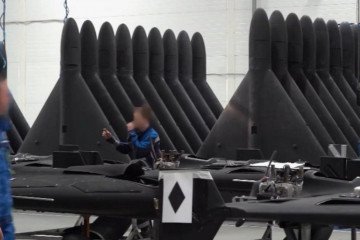 Production of the Russian Shahed drones. Production of the Russian Shahed drones.