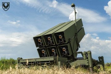 A NASAMS air defense system operated by the Ukrainian Air Force during combat deployment. (Source: Air Force Command of the Armed Forces of Ukraine)