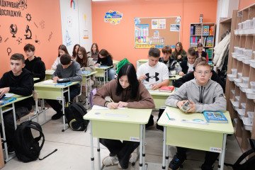 Second Underground School Opens in Kharkiv Region Offering Safety for 750 Children Second Underground School Opens in Kharkiv Region Offering Safety for 750 Children