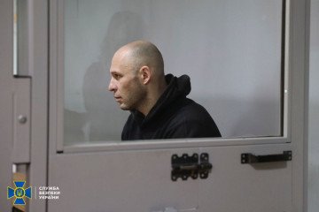 Convicted Russian Soldier Serhii Tuzhylov Sentenced to Life Imprisonment. (Photo: SBU)