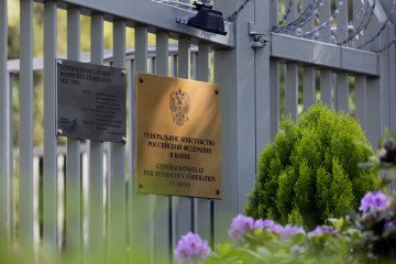 View of the Consulate General of the Russian Federation. (Source: Getty Images) View of the Consulate General of the Russian Federation. (Source: Getty Images)
