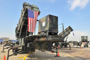 A US Army’s Patriot Surface-to Air missile system is displayed during the Air Power Day at the US airbase in Osan, south of Seoul, South Korea. (Source; Getty Images) A US Army’s Patriot Surface-to Air missile system is displayed during the Air Power Day at the US airbase in Osan, south of Seoul, South Korea. (Source; Getty Images)