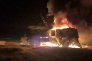 Destroyed Russian Pantsir-S2 air defense system, fall 2026. (Source: Exilenova+) Destroyed Russian Pantsir-S2 air defense system, fall 2026. (Source: Exilenova+)