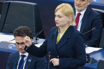 PACE Supports Direction of Russian Frozen Assets to Ukraine Ukrainian MP and PACE delegate Yevheniya Kravchuk