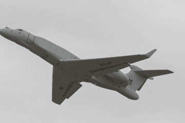 An EA-37B Compass Call takes its first official flight at Davis-Monthan Air Force Base, Arizona, on August 28, 2024. (Source: Wikimedia)