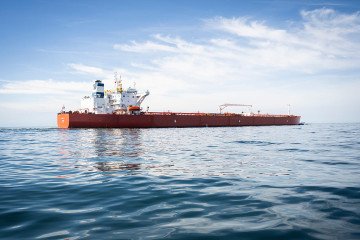 The oil tanker “Kira K,” identified by Greenpeace as part of Russia’s shadow fleet, is sailing off the German coast near Fehmarn. (Source: Getty Images) The oil tanker “Kira K,” identified by Greenpeace as part of Russia’s shadow fleet, is sailing off the German coast near Fehmarn. (Source: Getty Images)