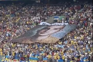 Fans Honor Fallen Ukrainian Soldier at Euro 2024 Match with Banner