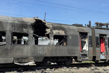 Russia Deliberately Wipes Out Ukraine’s Passenger Train in Massive Overnight Strike