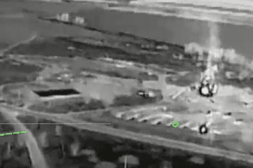 The Special Operations Forces targeted Russian artillery supply depot in the temporarily occupied territory of Luhansk. (Source: SSO)