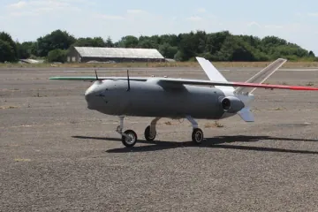 SkyShark drone during exhibition, 2025 SkyShark drone during exhibition, 2025