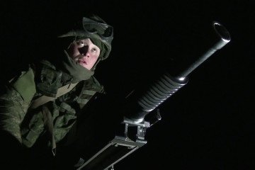Russian paratroopers taking part in a night drill, 150 km outside the Russian southern town of Rostov-on-Don. Illustrative photo. (Source: Getty Images) Russian paratroopers taking part in a night drill, 150 km outside the Russian southern town of Rostov-on-Don. Illustrative photo. (Source: Getty Images)