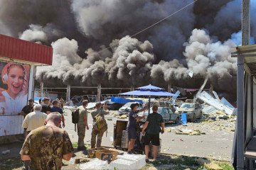 UPD: Russia Strikes Busy Area in Donetsk Region, At Least 14 People Killed and 43 Injured