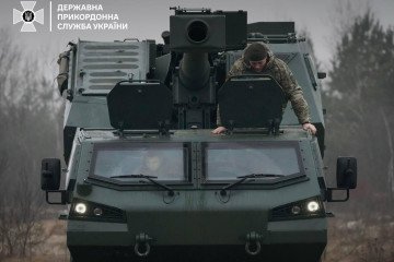 Ukrainian Border Guards Receive Cutting-Edge 155mm Dita Self-Propelled Howitzer