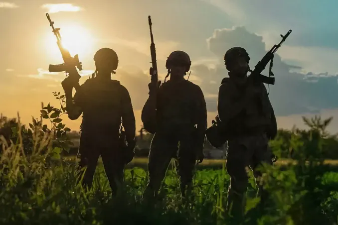 Ukrainian Armed Forces serviceman. Ukrainian Armed Forces serviceman.