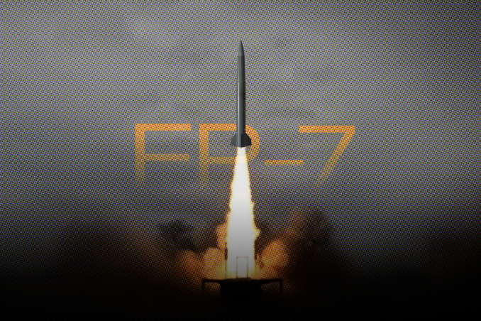 Lanzamiento de prueba del nuevo misil balístico táctico ucraniano FP-7 desarrollado por Fire Point.