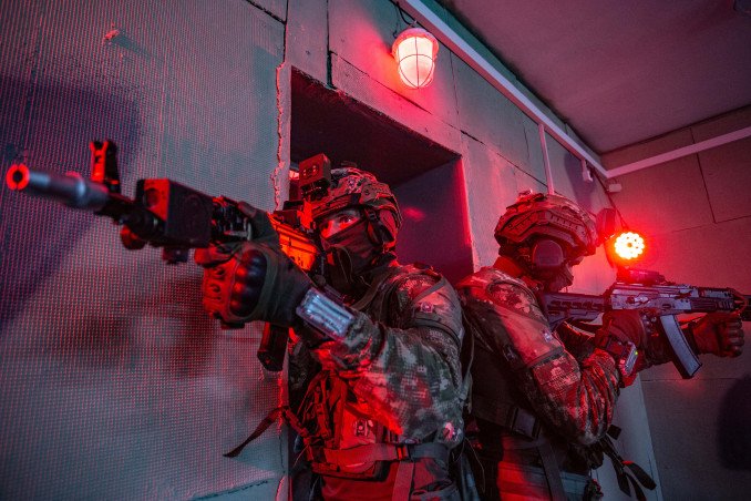 Infantry laser training systems developed by SKIFTECH. Infantry laser training systems developed by SKIFTECH.