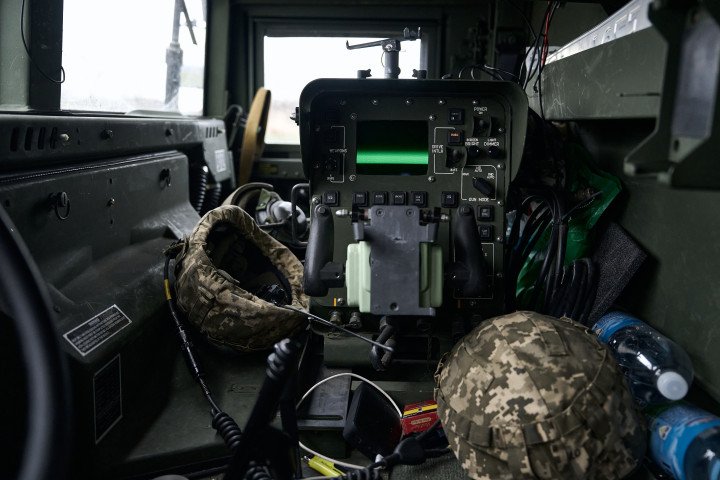 Avenger AN/TWQ-1 air defense system in service near Kyiv, November 2023. (Source: Getty Images)