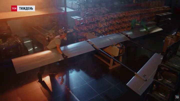 Assembly of FP-series drones at the Fire Point production facility, May 2026. (Source: TSN)