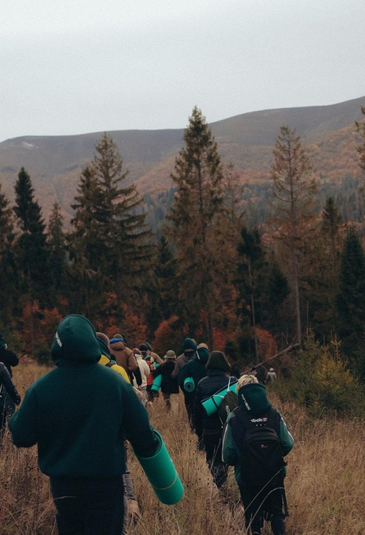 Participants are offered morning psychological sessions and lectures; evening reflection groups help them to track their progress throughout the project. Photo: Olha Satina/ Repower Charitable Foundation