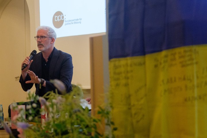 Rory Finnin, professor of Ukrainian Studies at the University of Cambridge. Photo: Bundeszentrale für politische Bildung/bpb Rory Finnin, professor of Ukrainian Studies at the University of Cambridge. Photo: Bundeszentrale für politische Bildung/bpb