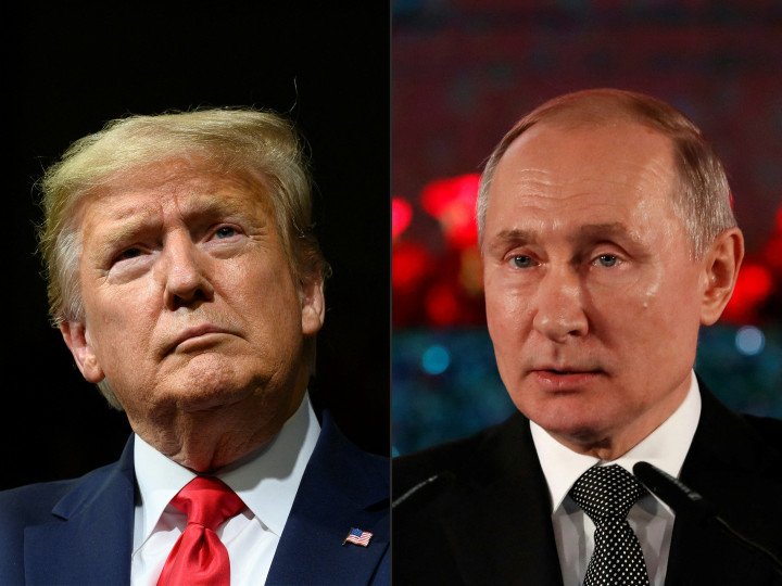 For illustration purposes (L) US President Donald Trump and (R) Russian Leader Vladimir Putin (Photo: Getty Images)