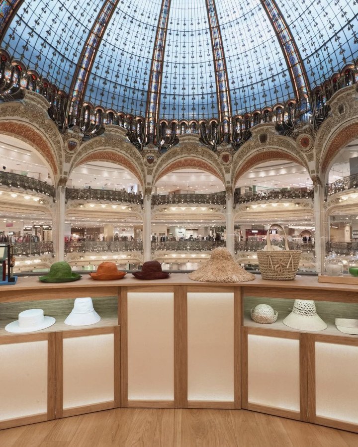 It is one of the installations inside Galeries Lafayette. (Source: Instagram) It is one of the installations inside Galeries Lafayette. (Source: Instagram)