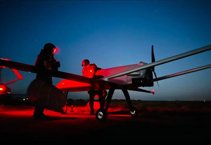 The Ukrainian attack drone “Feb”. (Source: CNN) The Ukrainian attack drone “Feb”. (Source: CNN)