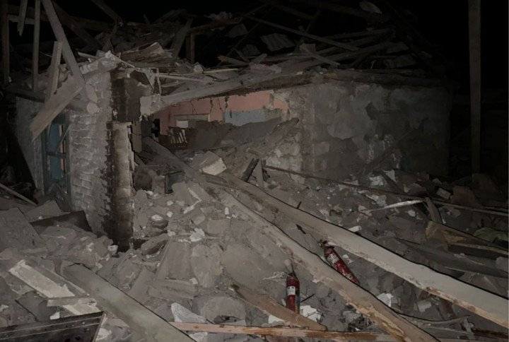 The interior of a destroyed house in Kramatorsk after a direct strike reduced the building to rubble on the night of February 12, 2026. (Photo: Donetsk Regional Prosecutor’s Office)