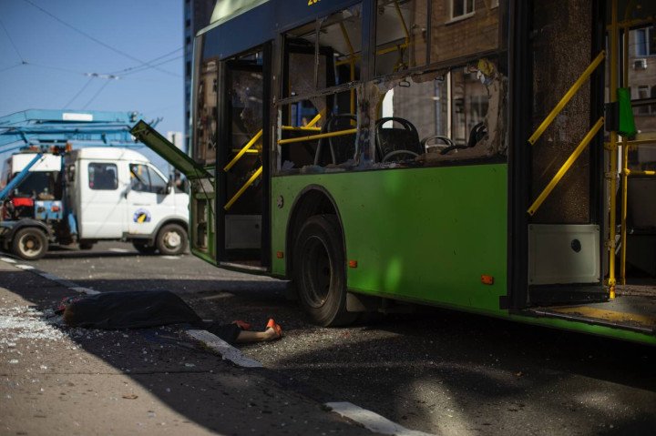 A photo of a dead woman after an air strike on Kharkiv on June 22. (Source: Jack Goras) A photo of a dead woman after an air strike on Kharkiv on June 22. (Source: Jack Goras)