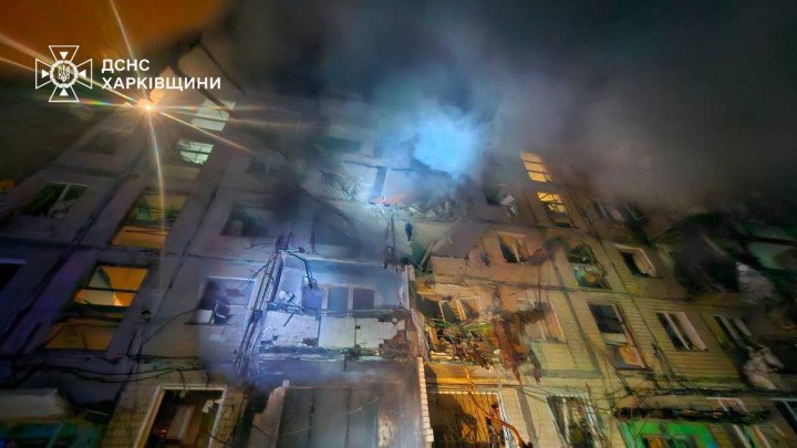 Aftermath of Russia’s attack on Kharkiv on October 2. (Source: State Emergency Service of Ukraine) Aftermath of Russia’s attack on Kharkiv on October 2. (Source: State Emergency Service of Ukraine)