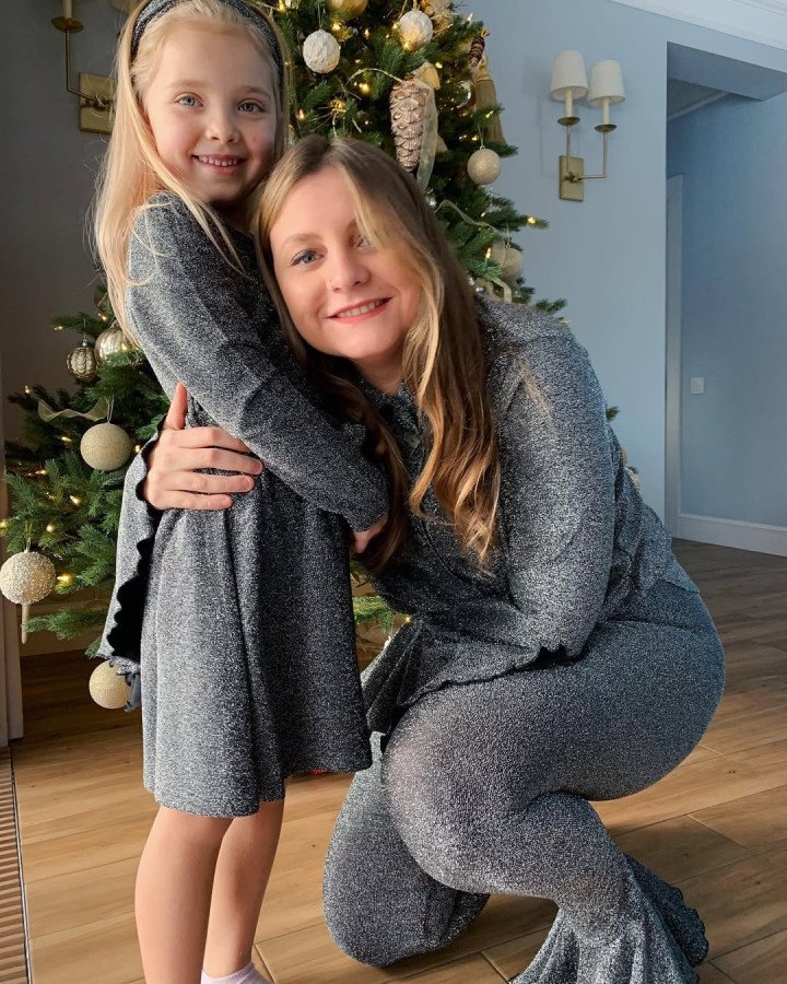 Maiia, 9, is currently in the UK—along with her mother, they moved to Maia’s godmother, who lives in London. January 2022. Photo: Instagram/ vally_v