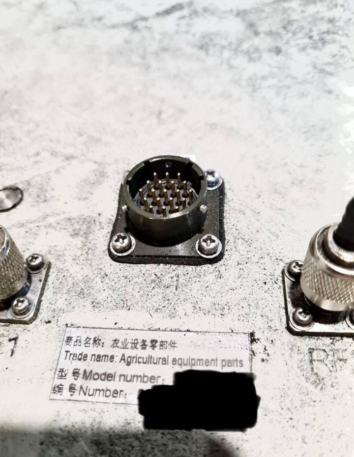 The connector of the Chinese CPRA, used in Russian strike drones launched on Kyiv recently. (Source: Serhii Beskrestnov/Facebook) The connector of the Chinese CPRA, used in Russian strike drones launched on Kyiv recently. (Source: Serhii Beskrestnov/Facebook)