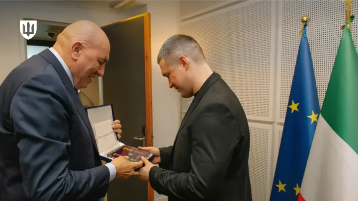 Meeting between Mykhailo Fedorov and Italy’s Defense Minister Guido Crosetto. (Source: Ukrainian Ministry of Defense) Meeting between Mykhailo Fedorov and Italy’s Defense Minister Guido Crosetto. (Source: Ukrainian Ministry of Defense)