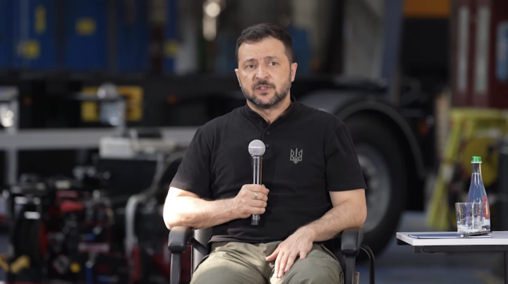 President of Ukraine, Volodymyr Zelenskyy during his visit to Poltava, July 29. (Source: Zelenskyy’s official media / screenshot) President of Ukraine, Volodymyr Zelenskyy during his visit to Poltava, July 29. (Source: Zelenskyy’s official media / screenshot)