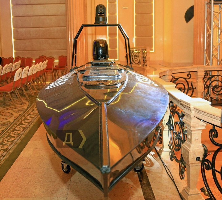 The unmanned boat Stalker 5.0. (Source: Dumska) The unmanned boat Stalker 5.0. (Source: Dumska)