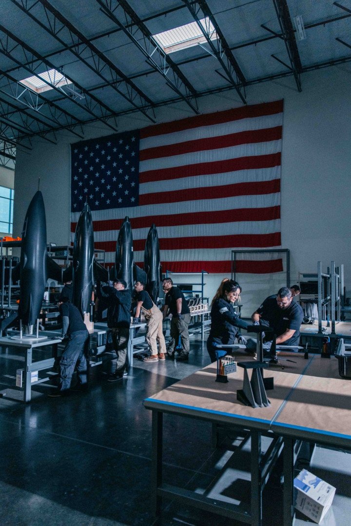 Production of the Viper strike drone at Mach Industries. (Source: Mach Industries) Production of the Viper strike drone at Mach Industries. (Source: Mach Industries)