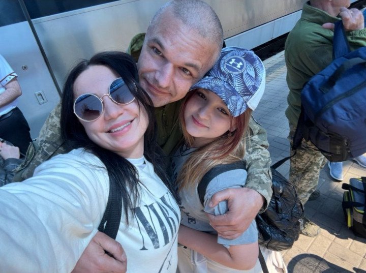 Artemenko with his family. Photo: Ihor Artemenko. Artemenko with his family. Photo: Ihor Artemenko.