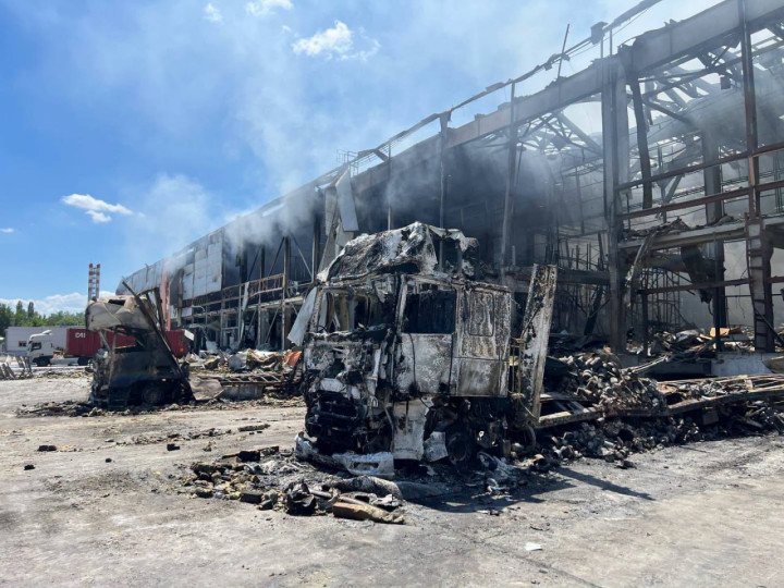 Consequences of the Russian attack on July 2. (Source: Red Cross of Ukraine/Facebook)