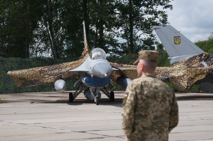 The First F-16 Fighting Falcon arrives in Ukraine, August 2024. (Source: Vitalii Nosach via Getty Images) The First F-16 Fighting Falcon arrives in Ukraine, August 2024. (Source: Vitalii Nosach via Getty Images)