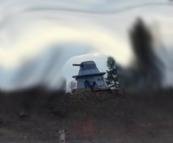AK-306 naval gun system deployed in occupied territory. (Source: B-AREV / X) AK-306 naval gun system deployed in occupied territory. (Source: B-AREV / X)