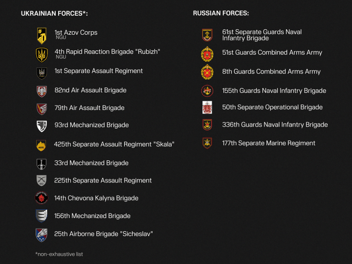 Ukrainian forces deployed against Russian forces in the Dobropillia direction.  Graphic: UNITED24 Media