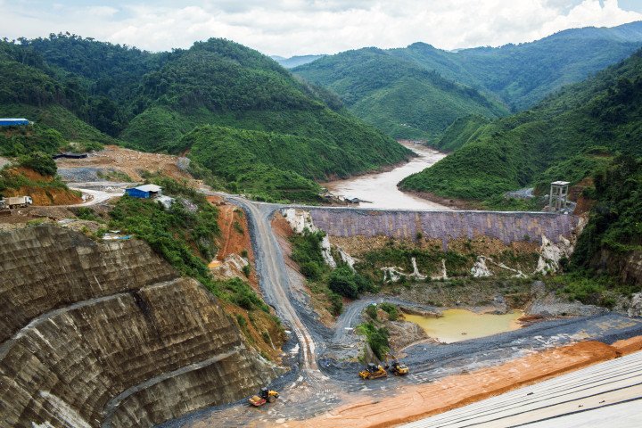 The Nam Tha 1 hydroelectric dam construction site, being built by Power Construction Corp. of China Ltd. (PowerChina) and to be operated by China Southern Power Grid Co., stands in Bokeo Province, Laos, on Saturday, July 29, 2017. (Source: Getty Images) The Nam Tha 1 hydroelectric dam construction site, being built by Power Construction Corp. of China Ltd. (PowerChina) and to be operated by China Southern Power Grid Co., stands in Bokeo Province, Laos, on Saturday, July 29, 2017. (Source: Getty Images)