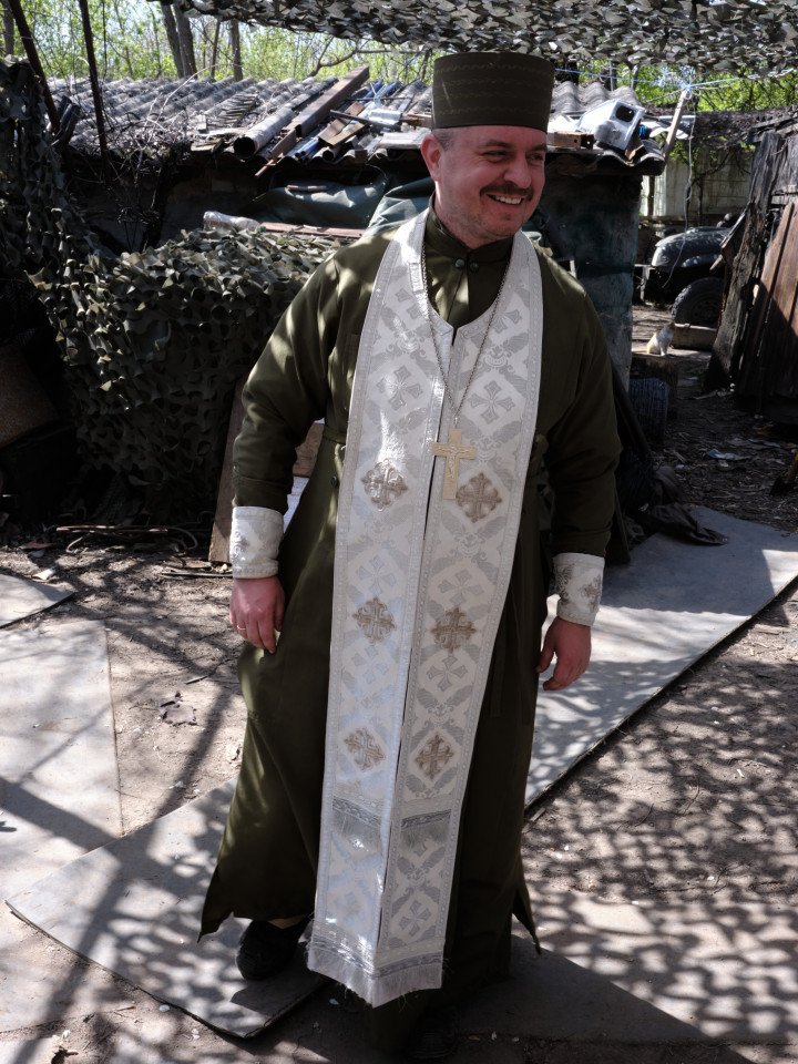 Father Mykola. Photo: Joshua Olley Father Mykola. Photo: Joshua Olley