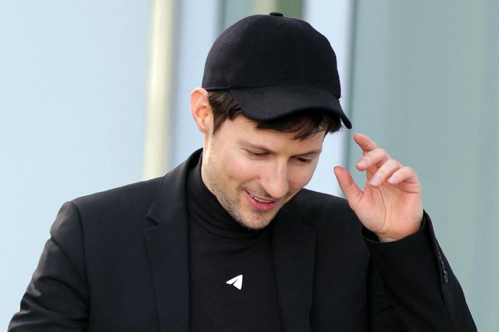 Pavel Durov, CEO and co-founder of Telegram messaging app, arrives at the Paris courthouse for a hearing in Paris on December 6, 2024. (Photo by THOMAS SAMSON/AFP via Getty Images)